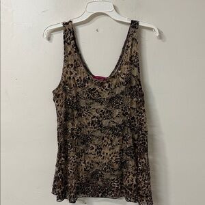 Julie's Closet Animal Print Tank Top Y2K